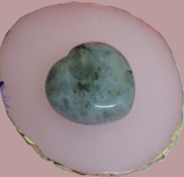 Cœur Labradorite A+ - 50 mm