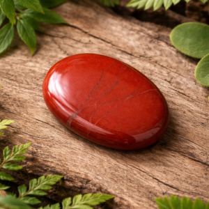 Galet anti-stress en Jaspe rouge