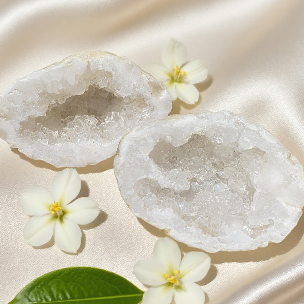 La géode Cristal de Roche 2pc