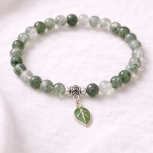 Bracelet en Agate Mousse AA