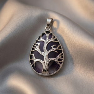 Pendentif Amethyste arbre de vie