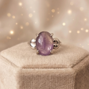 Bague amethyste naturelle 56