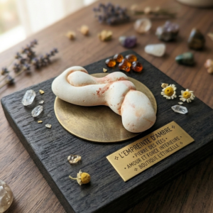 Pierre de Fée "Emprunte d'ambre"