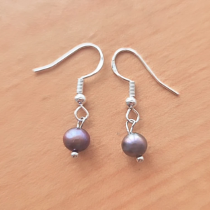 Boucles d'oreille pierre de culture naturelle
