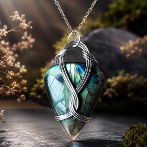 Pendentif Goutte extra Labradorite AAA